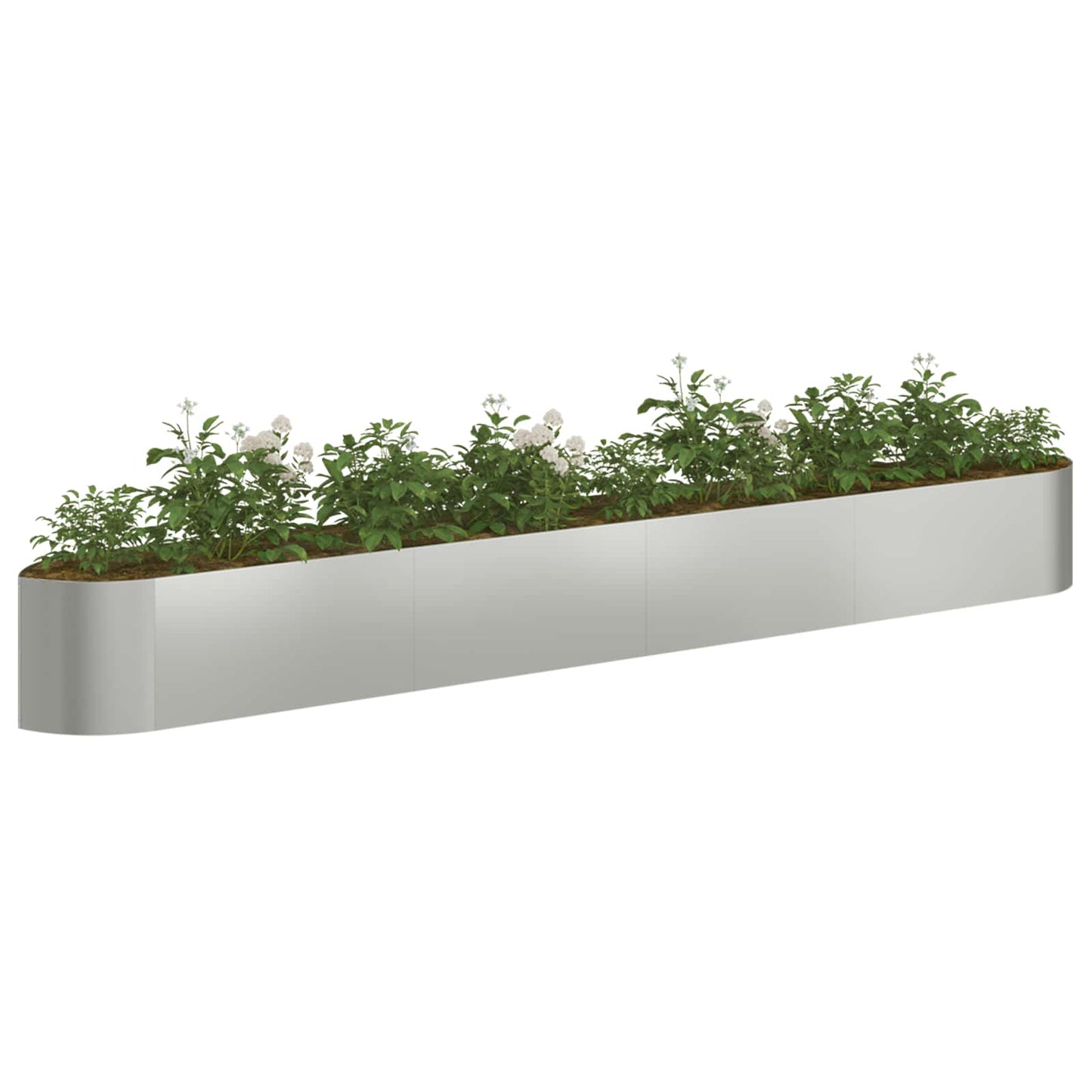 Verhoogd Tuinbed Gegalvaniseerd staal 380 x 40 x 40 cm Staal
