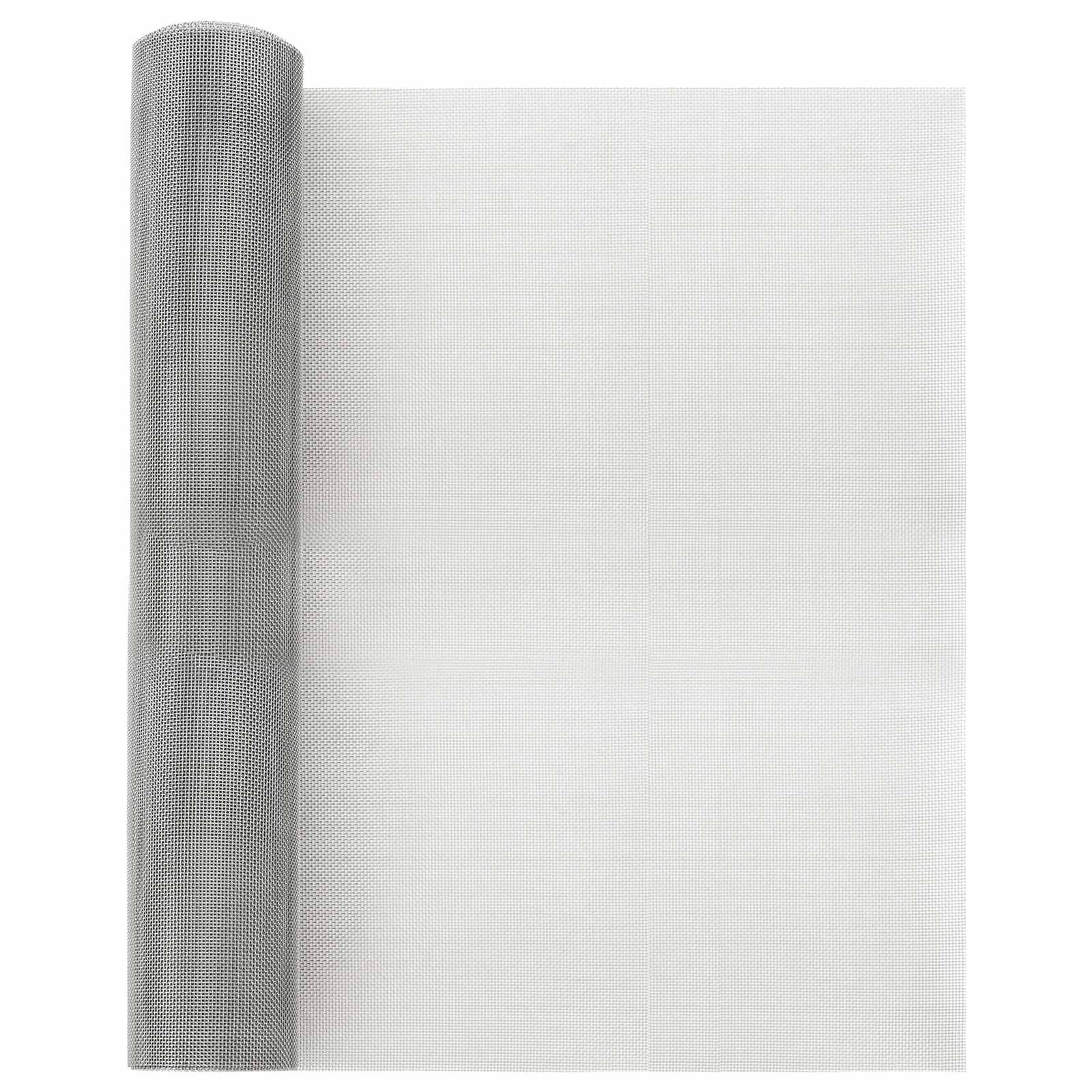 Gaas Scherm 40 x 1000 cm 20 Mesh RVS 201 Zilverkleurig