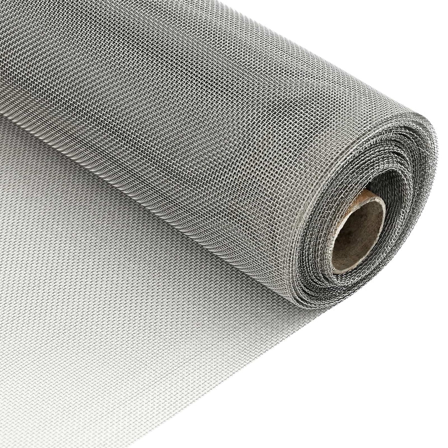 Gaas Scherm 40 x 2000 cm 20 Mesh RVS 201 Zilverkleurig