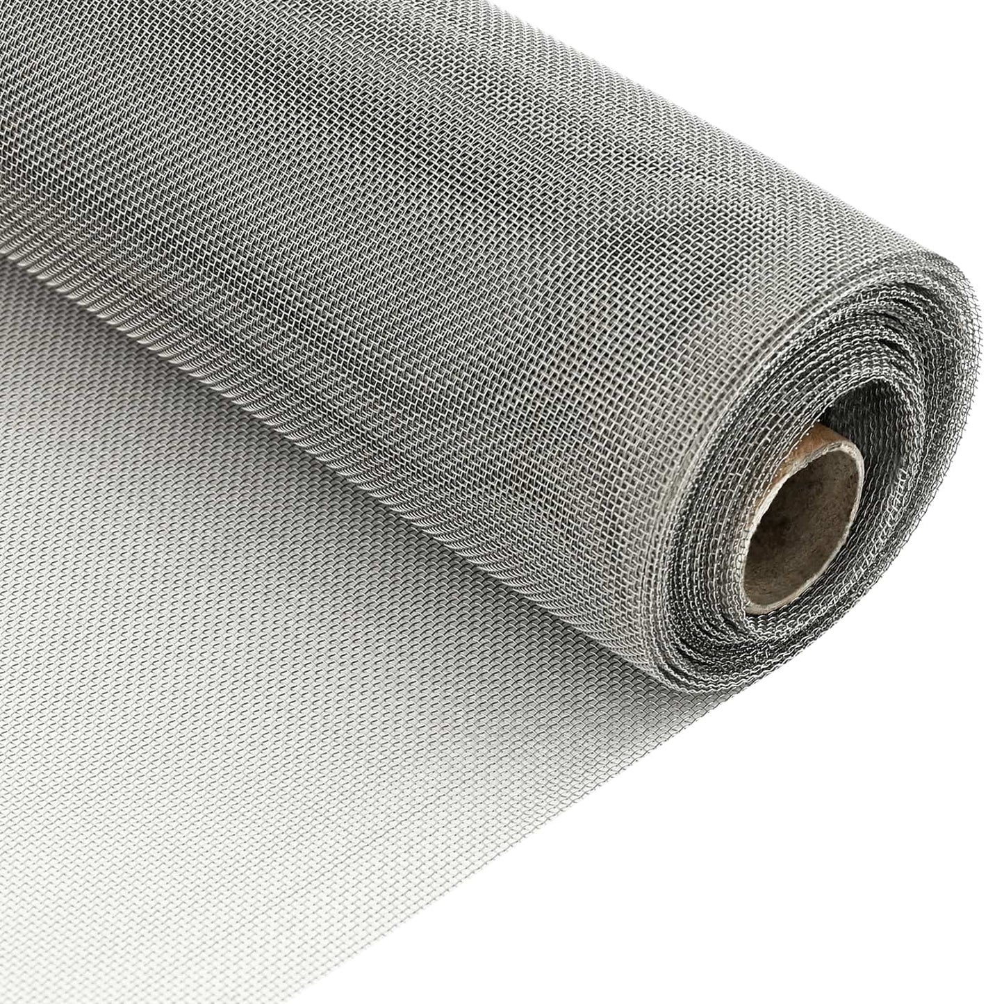 Gaas Scherm 60 x 1000 cm 20 Mesh RVS 201 Zilverkleurig