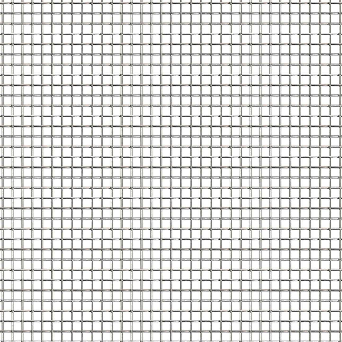 Gaas Scherm 80 x 500 cm 20 Mesh RVS 201 Zilverkleurig
