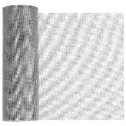 Gaas Scherm 20 x 1000 cm 30 Mesh RVS 201 Zilverkleurig