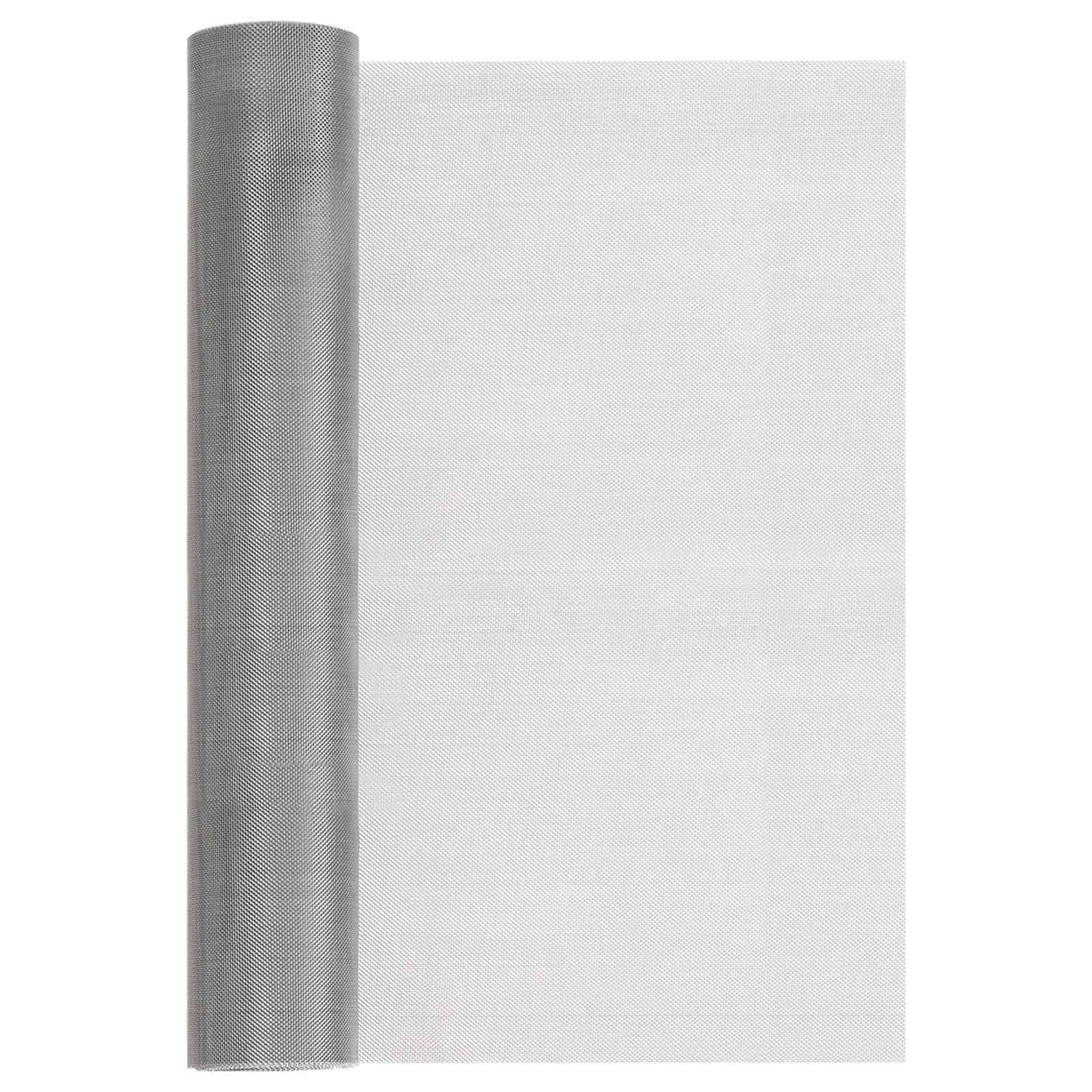 Gaas Scherm 40 x 1000 cm 30 Mesh RVS 201 Zilverkleurig