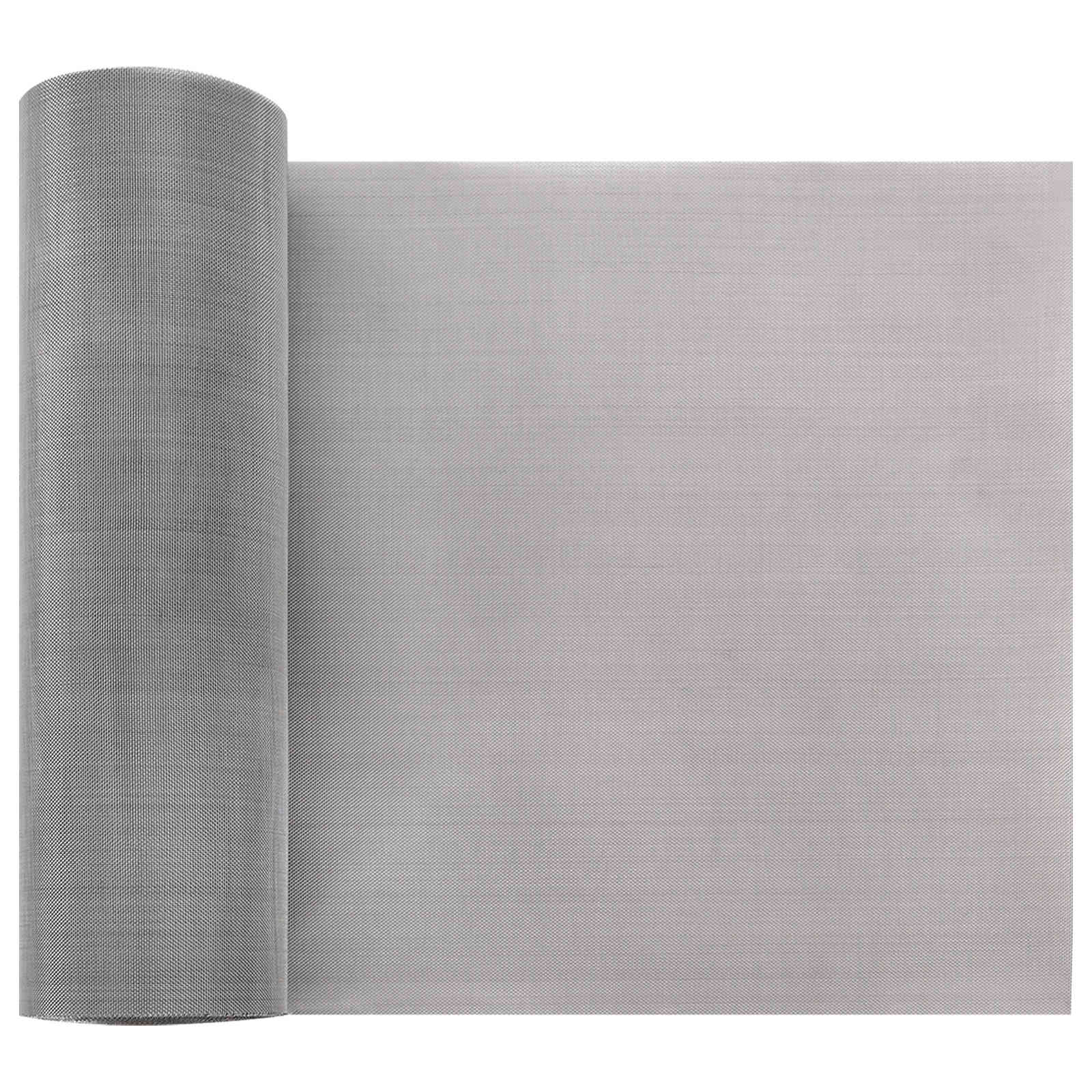 Gaas Scherm 20 x 2000 cm 60 Mesh RVS 201 Zilverkleurig