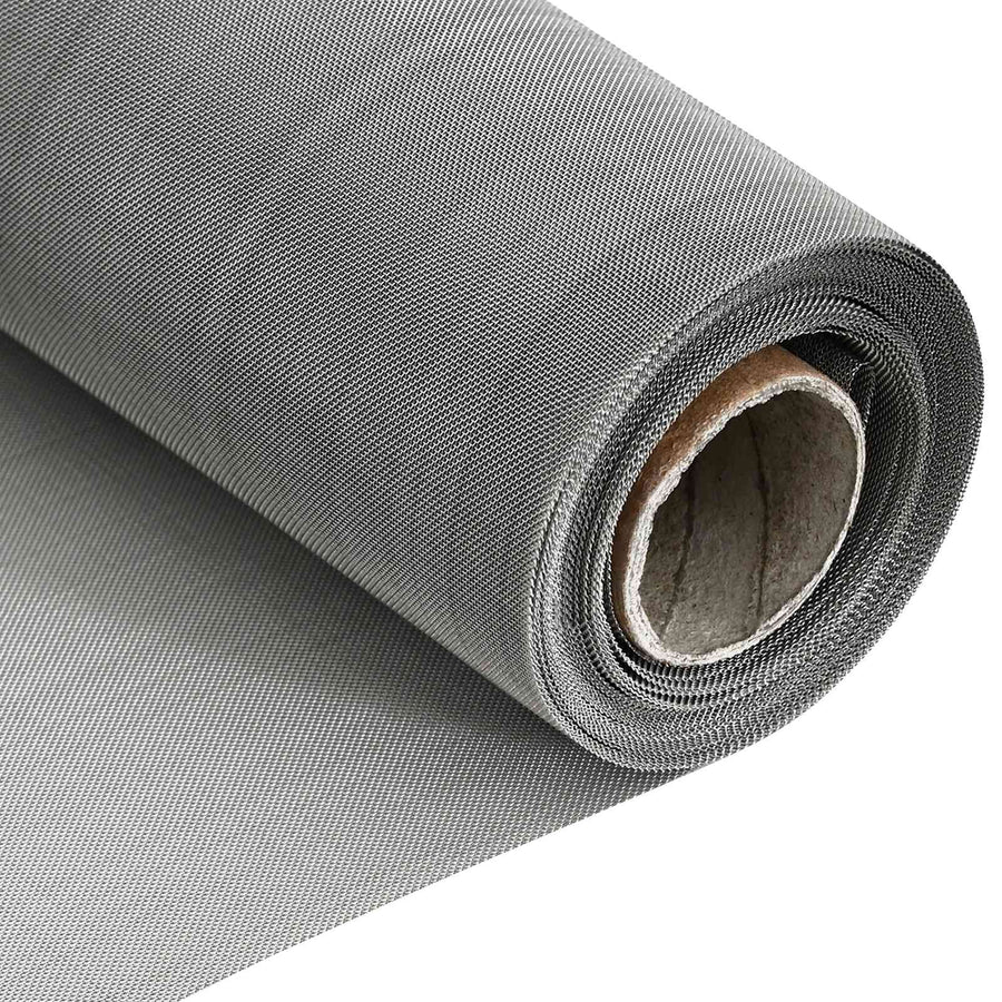 Gaas Scherm 40 x 500 cm 60 Mesh RVS 201 Zilverkleurig