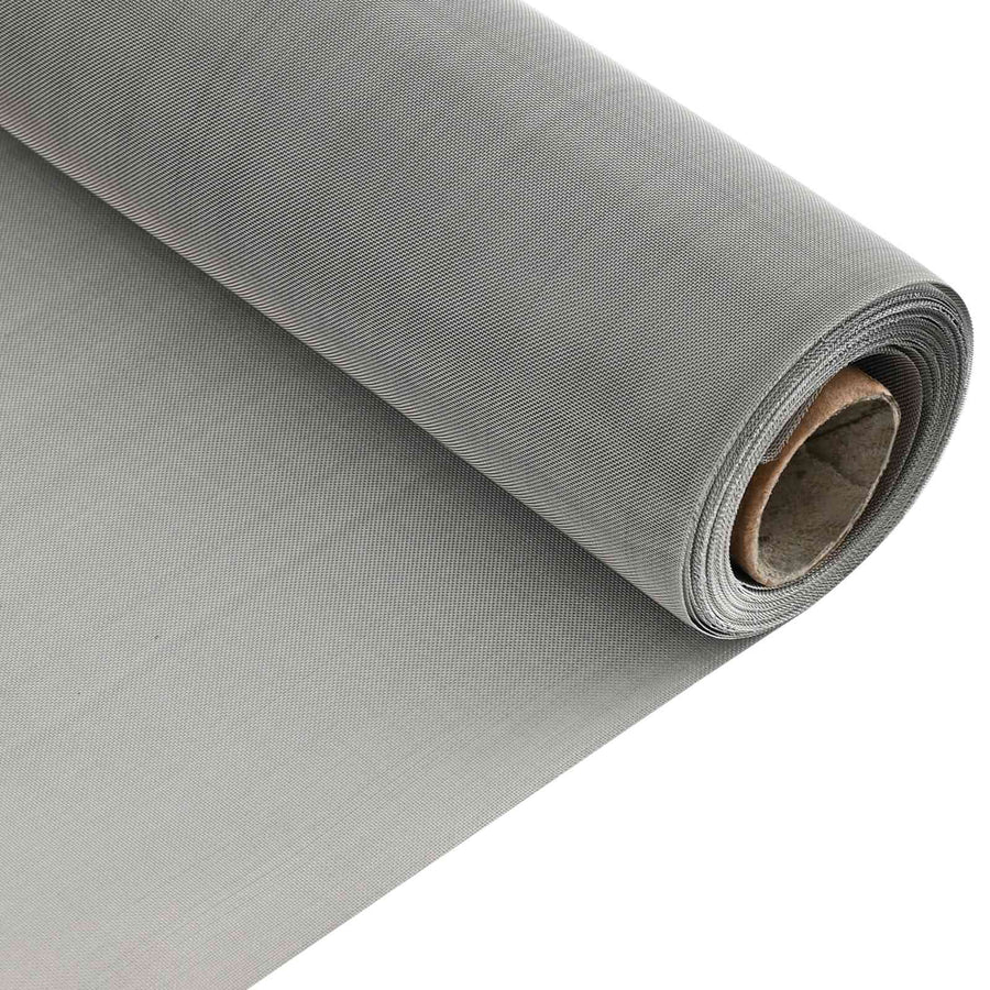 Gaas Scherm 100 x 2000 cm 60 Mesh RVS 201 Zilverkleurig