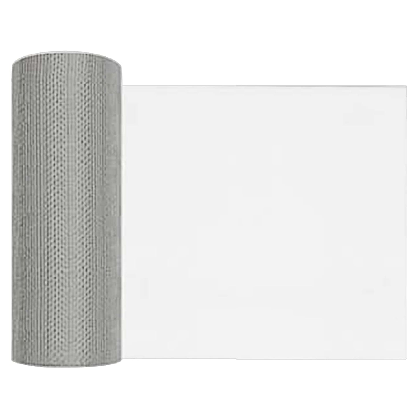 Gaasnet 20 x 500 cm 18 Mesh RVS 201 zilver