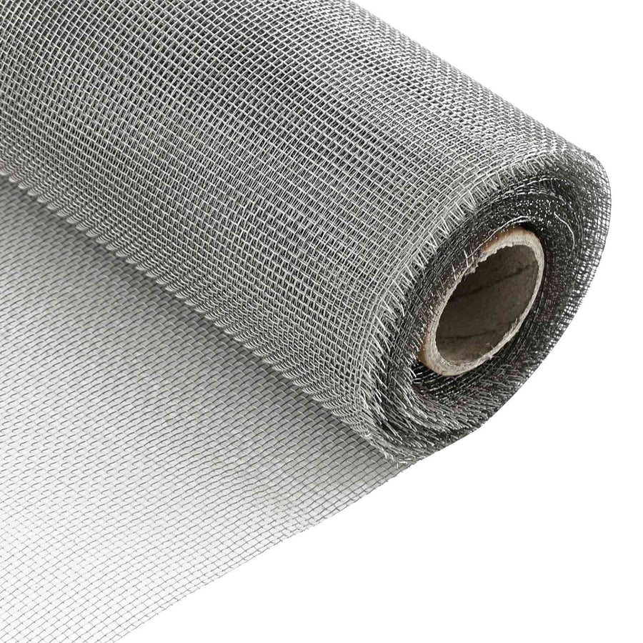 Gaasnet 20 x 2000 cm 18 Mesh RVS 201 zilver