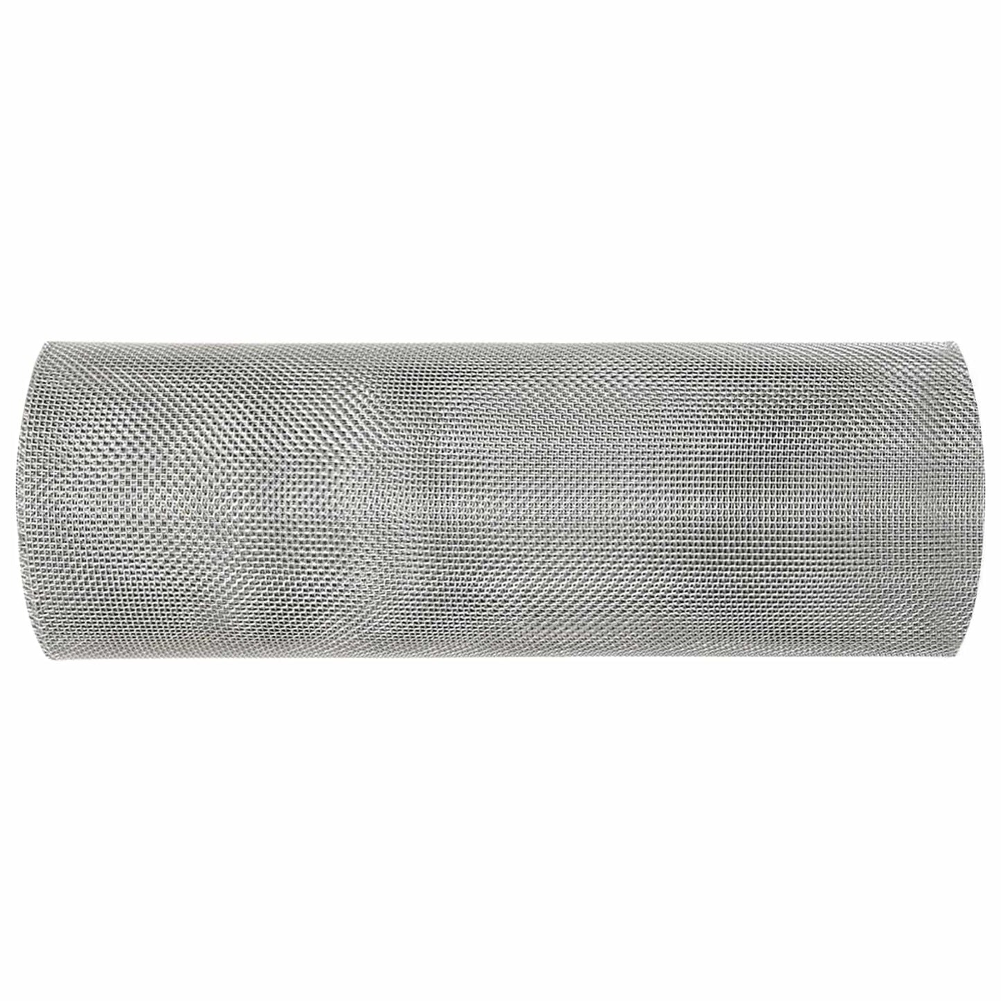 Gaasnet 20 x 2000 cm 18 Mesh RVS 201 zilver