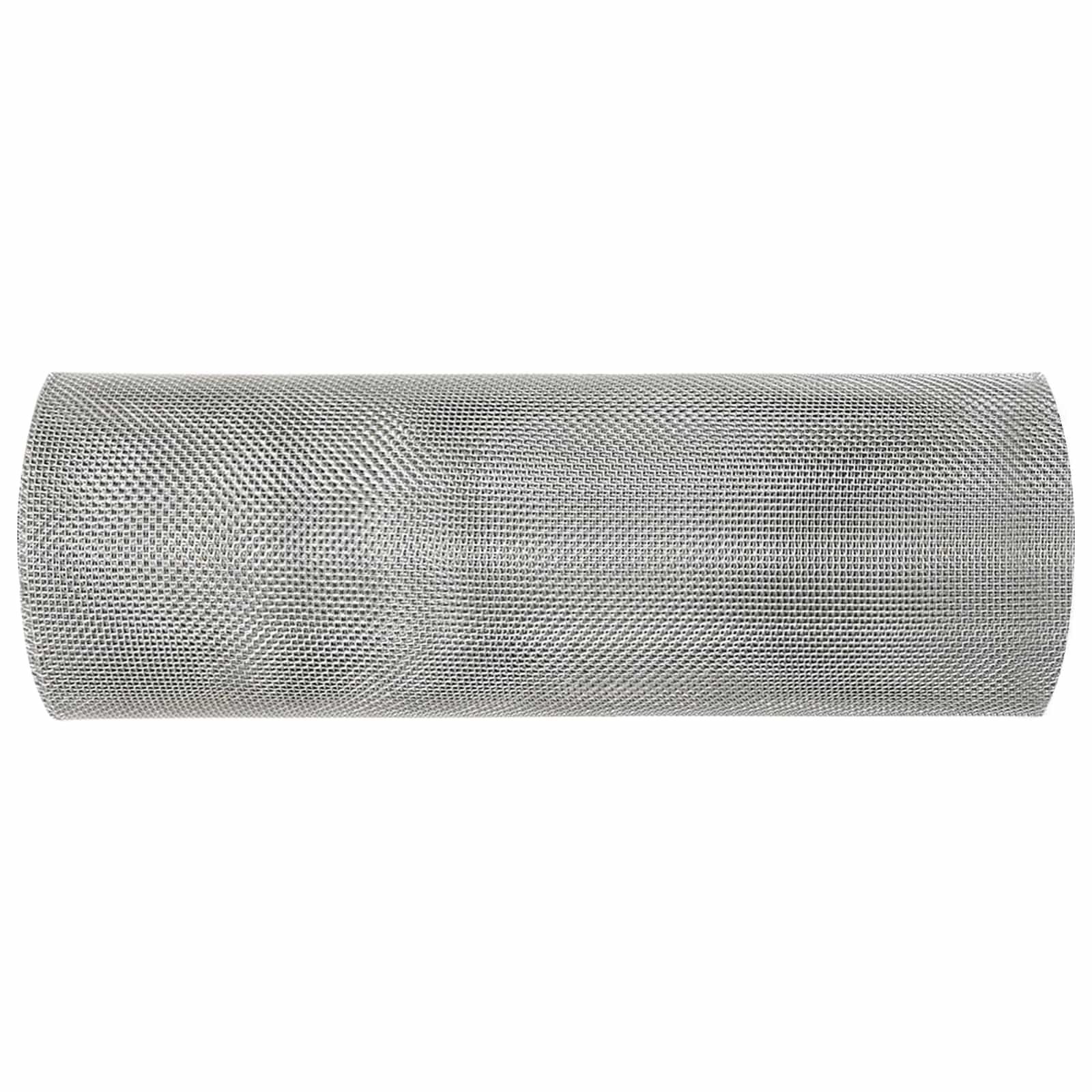 Gaasnet 20 x 2000 cm 18 Mesh RVS 201 zilver