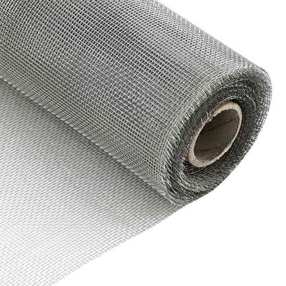 Gaasnet 40 x 2000 cm 18 Mesh RVS 201 zilver