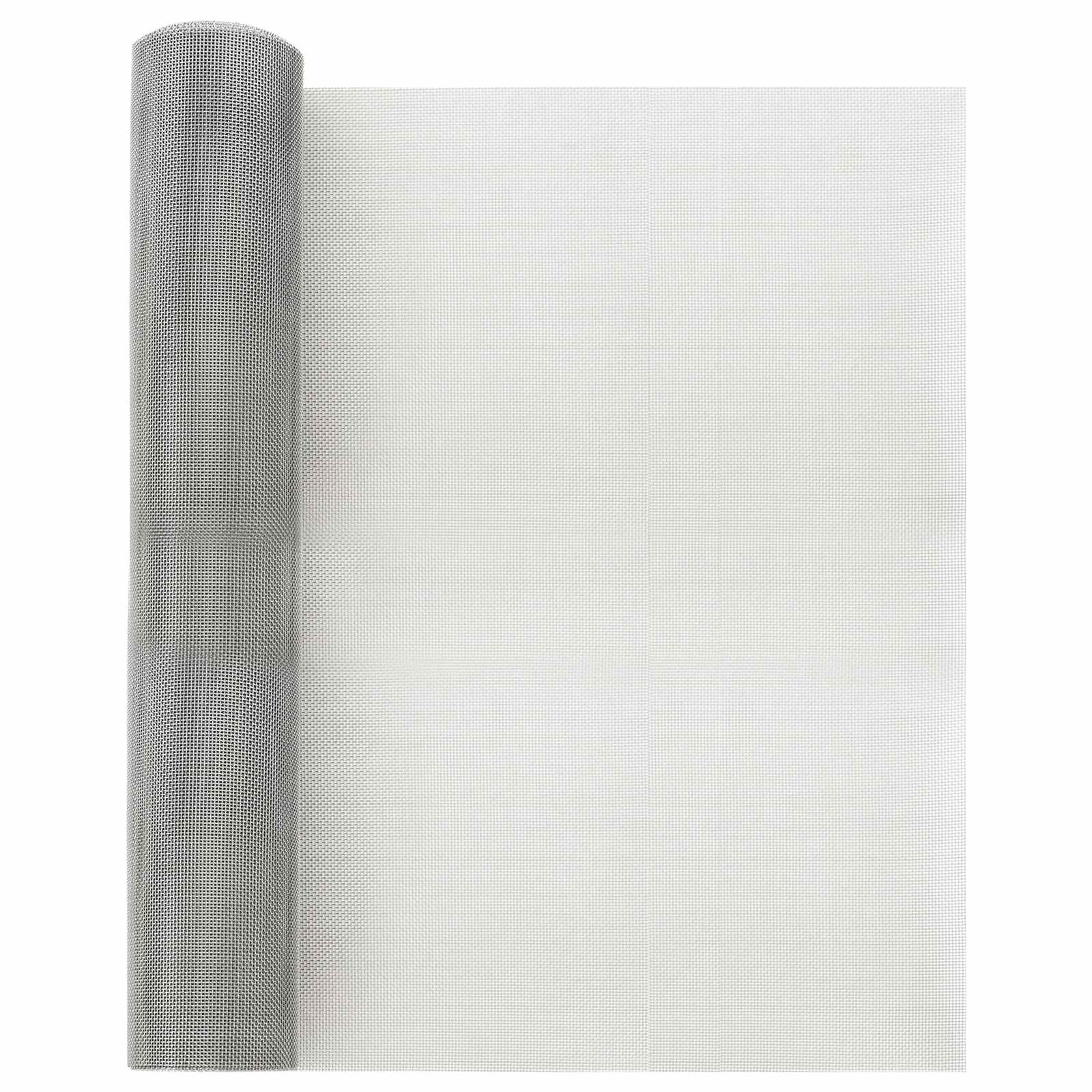 Gaasnet 40 x 2000 cm 18 Mesh RVS 201 zilver