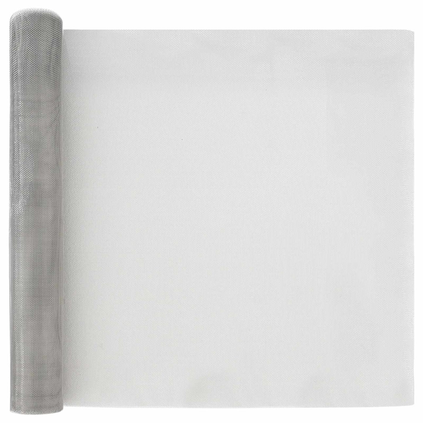 Gaasnet 60 x 500 cm 18 Mesh RVS 201 zilver