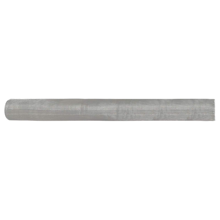 Gaasnet 60 x 1000 cm 18 Mesh RVS 201 zilver