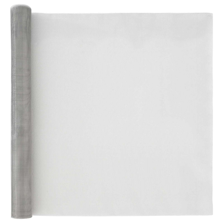 Gaasnet 80 x 1000 cm 18 Mesh RVS 201 zilver