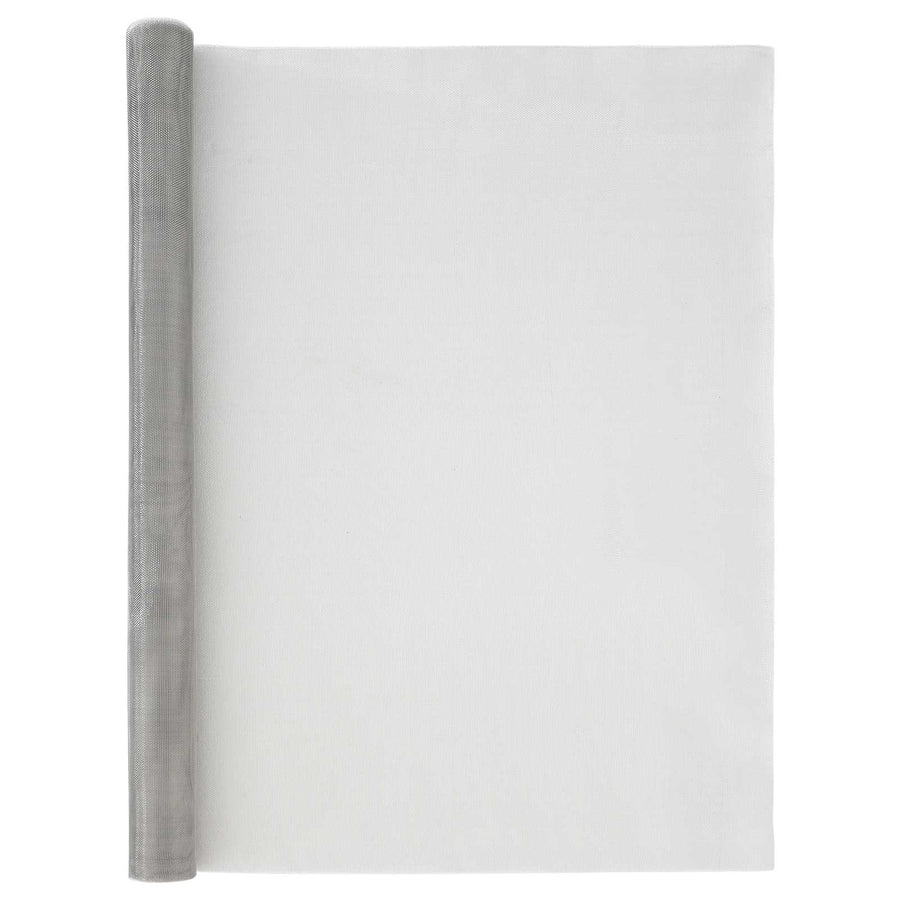 Gaasnet 100 x 2000 cm 18 Mesh RVS 201 zilver