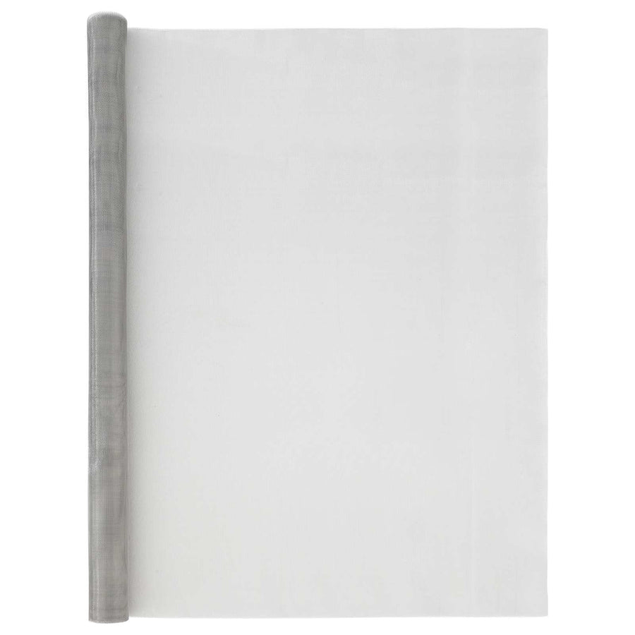 Gaasnet 120 x 500 cm 18 Mesh RVS 201 zilver
