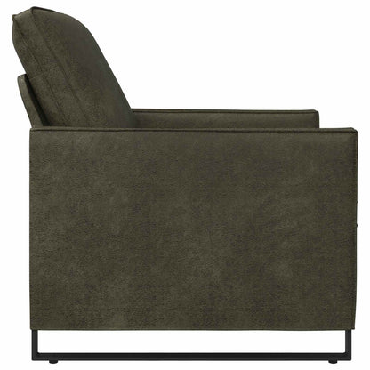 Fauteuil Legergroen 70 x 81 x 82 cm Faux Suède Stof