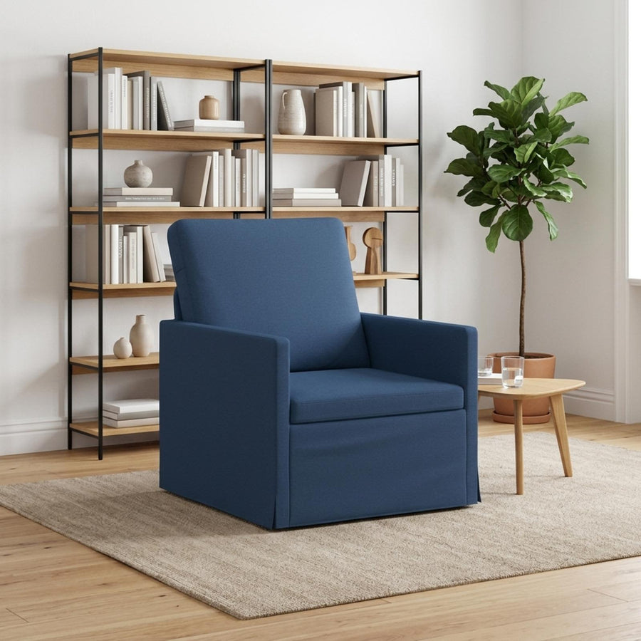 Fauteuil Blauw 70 x 81 x 82 cm Stof