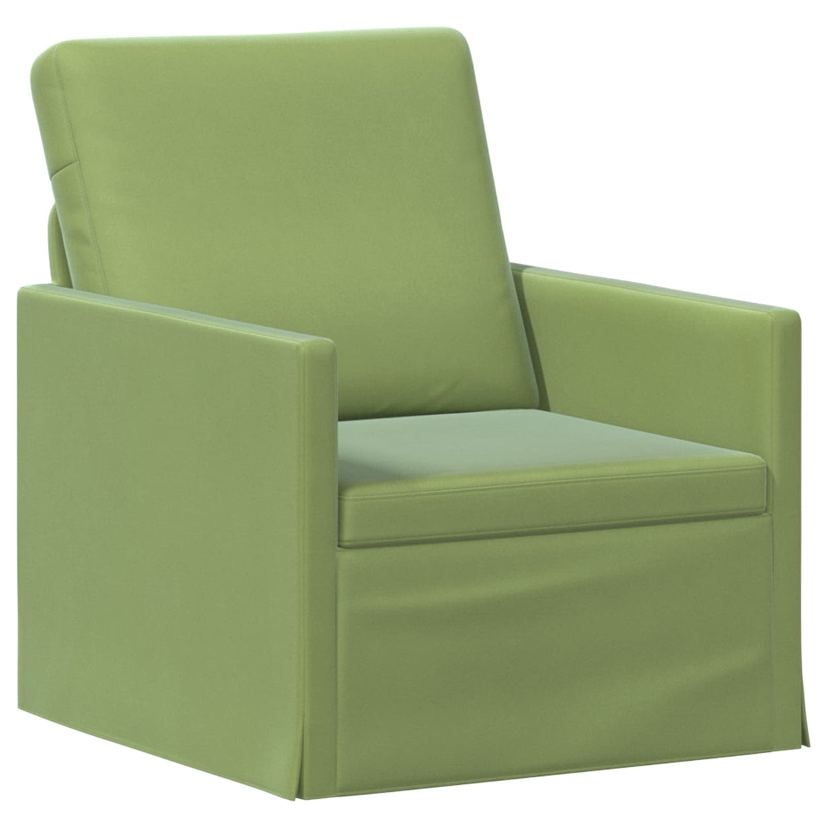 Fauteuil Lichtgroen 70 x 81 x 82 cm fluweel