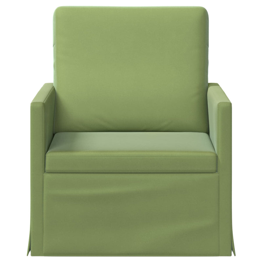 Fauteuil Lichtgroen 70 x 81 x 82 cm fluweel