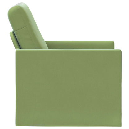 Fauteuil Lichtgroen 70 x 81 x 82 cm fluweel