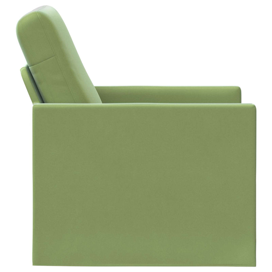 Fauteuil Lichtgroen 70 x 81 x 82 cm fluweel