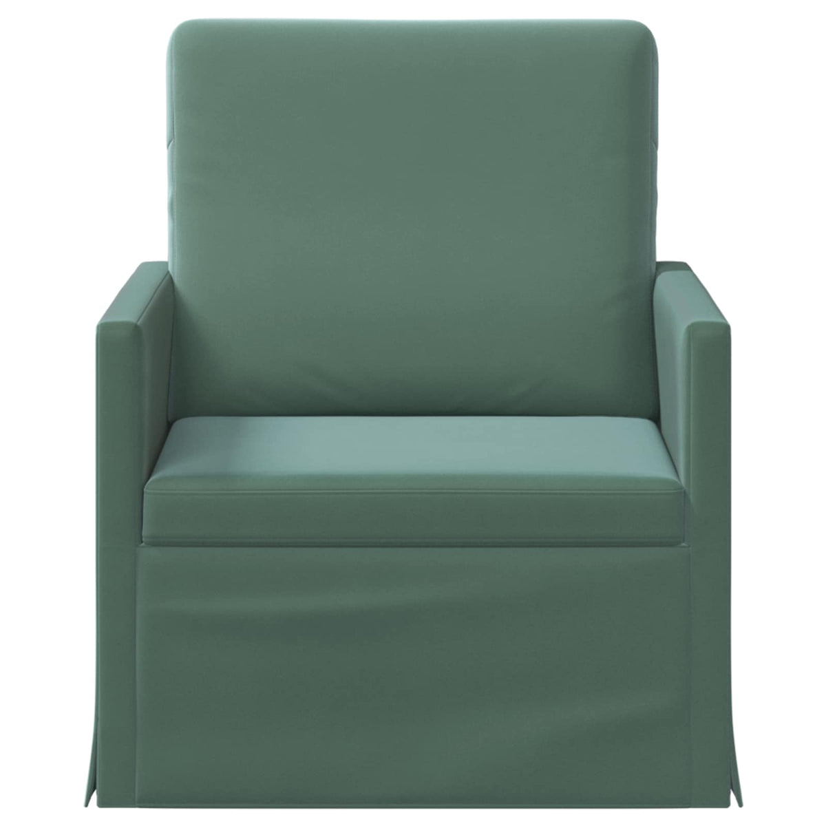 Fauteuil Zeegroen 70 x 81 x 82 cm fluweel