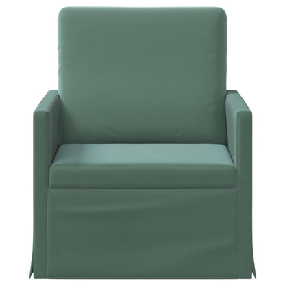 Fauteuil Zeegroen 70 x 81 x 82 cm fluweel