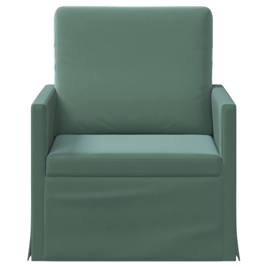Fauteuil Zeegroen 70 x 81 x 82 cm fluweel