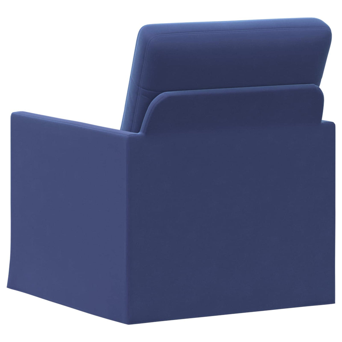 Fauteuil Politieblauw 70 x 81 x 82 cm fluweel