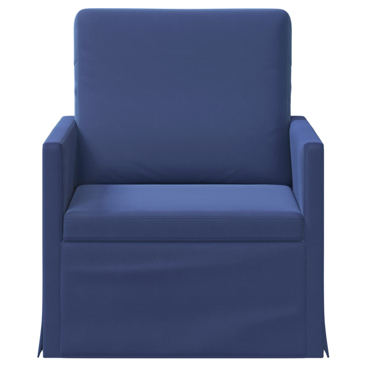 Fauteuil Politieblauw 70 x 81 x 82 cm fluweel