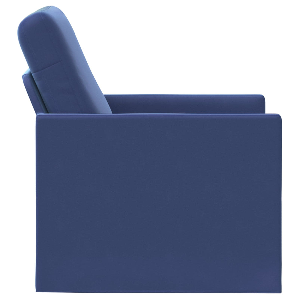 Fauteuil Politieblauw 70 x 81 x 82 cm fluweel