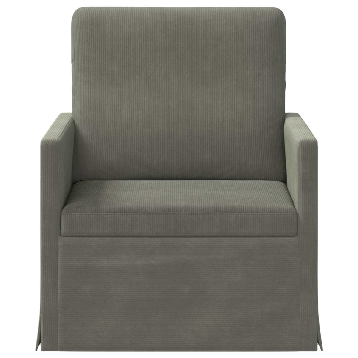 Fauteuil Lichtgrijs 70 x 81 x 82 cm Katoen Stof