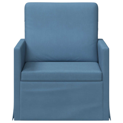 Fauteuil Blauw 70 x 81 x 82 cm Katoen Stof