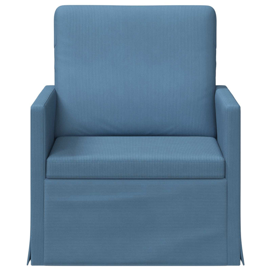 Fauteuil Blauw 70 x 81 x 82 cm Katoen Stof