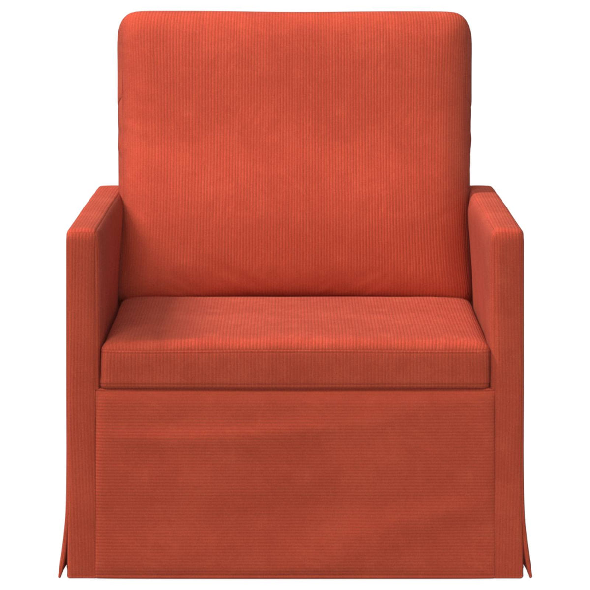 Fauteuil Rood-oranje 70 x 81 x 82 cm Katoen Stof