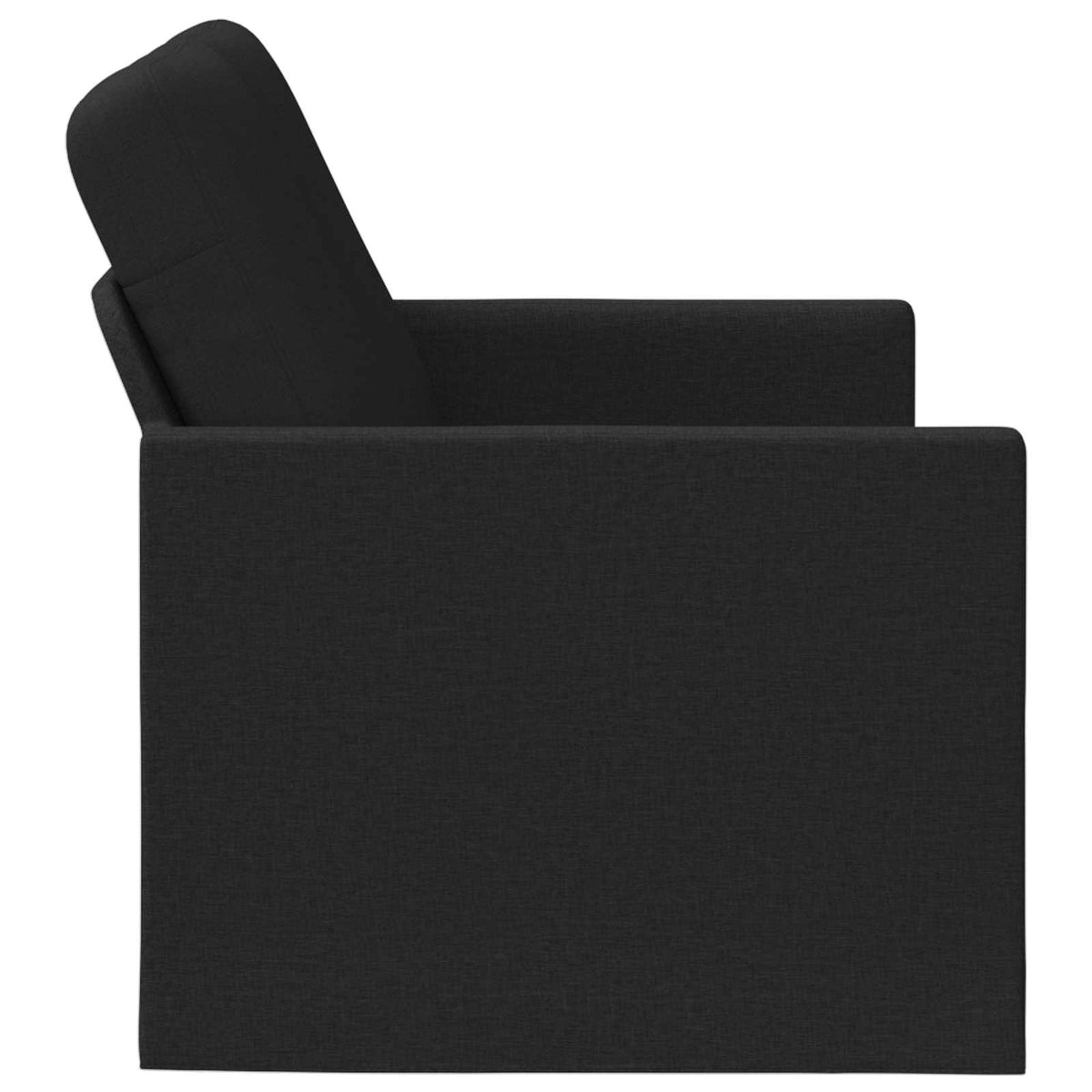 2-zits bank Zwart 130 x 81 x 82 cm Stof