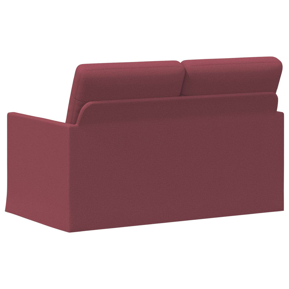2-zits bank Wijnrood 130 x 81 x 82 cm Stof