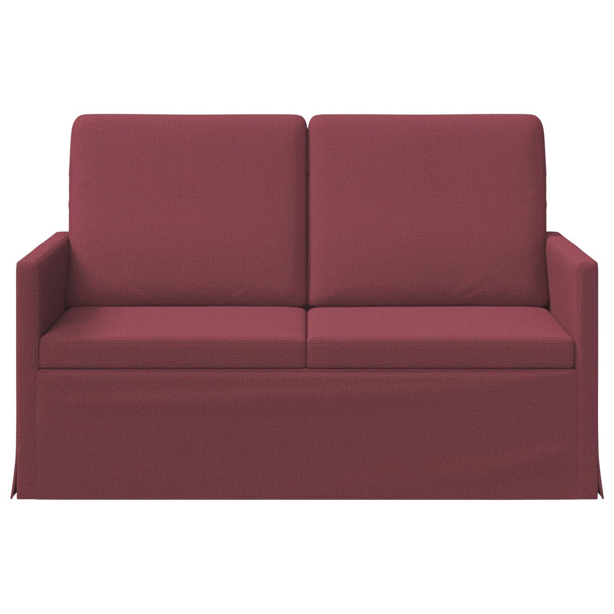 2-zits bank Wijnrood 130 x 81 x 82 cm Stof