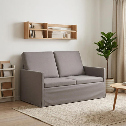 2-zits bank Taupe 130 x 81 x 82 cm Stof