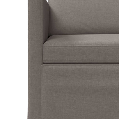 2-zits bank Taupe 130 x 81 x 82 cm Stof
