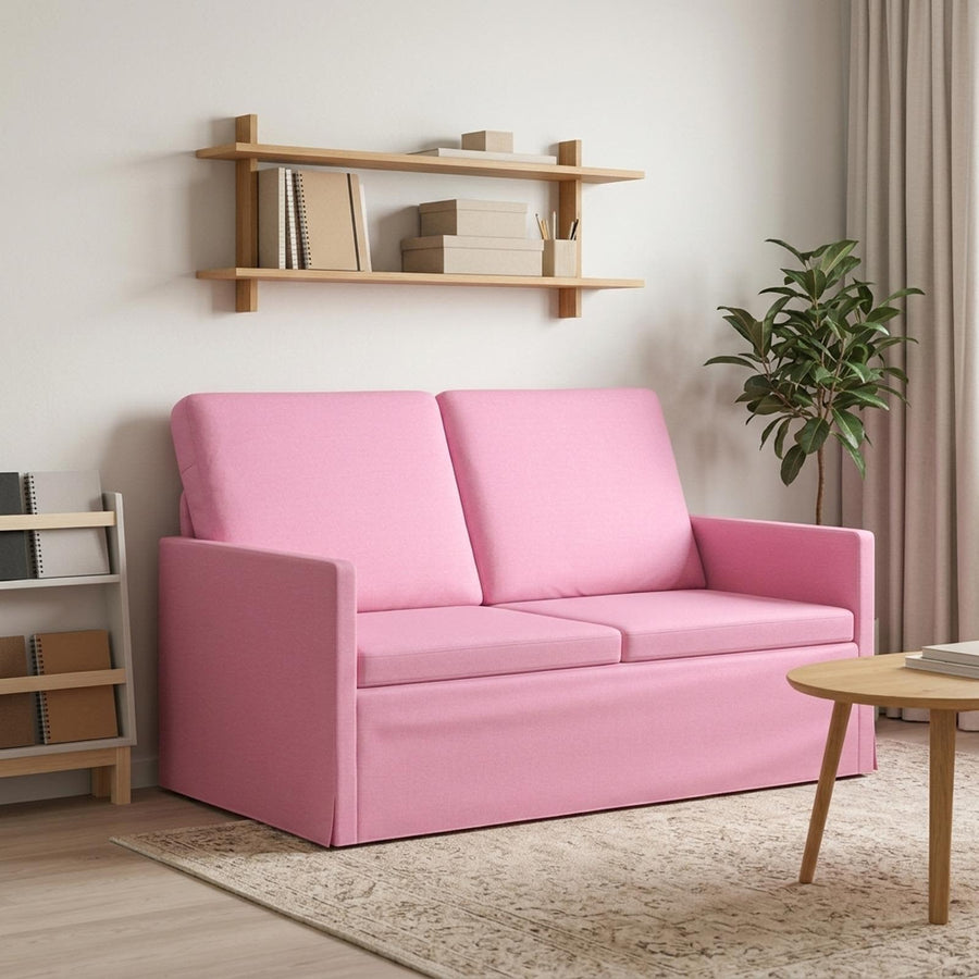 2-zits bank Roze 130 x 81 x 82 cm Stof