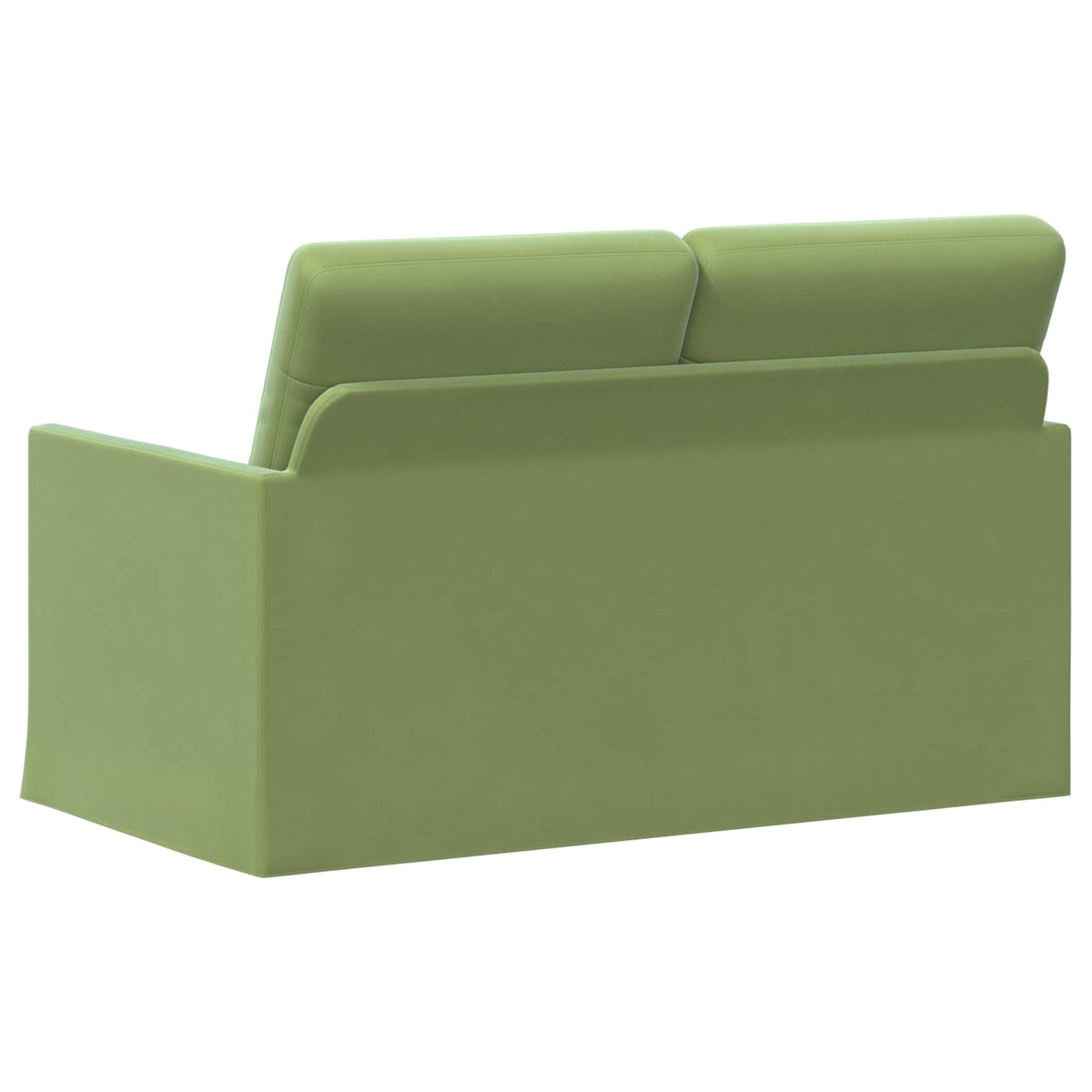 2-zits bank Lichtgroen 130 x 81 x 82 cm fluweel