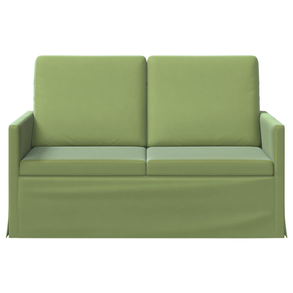 2-zits bank Lichtgroen 130 x 81 x 82 cm fluweel