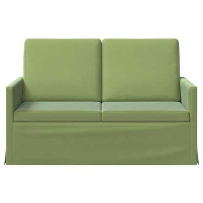 2-zits bank Lichtgroen 130 x 81 x 82 cm fluweel