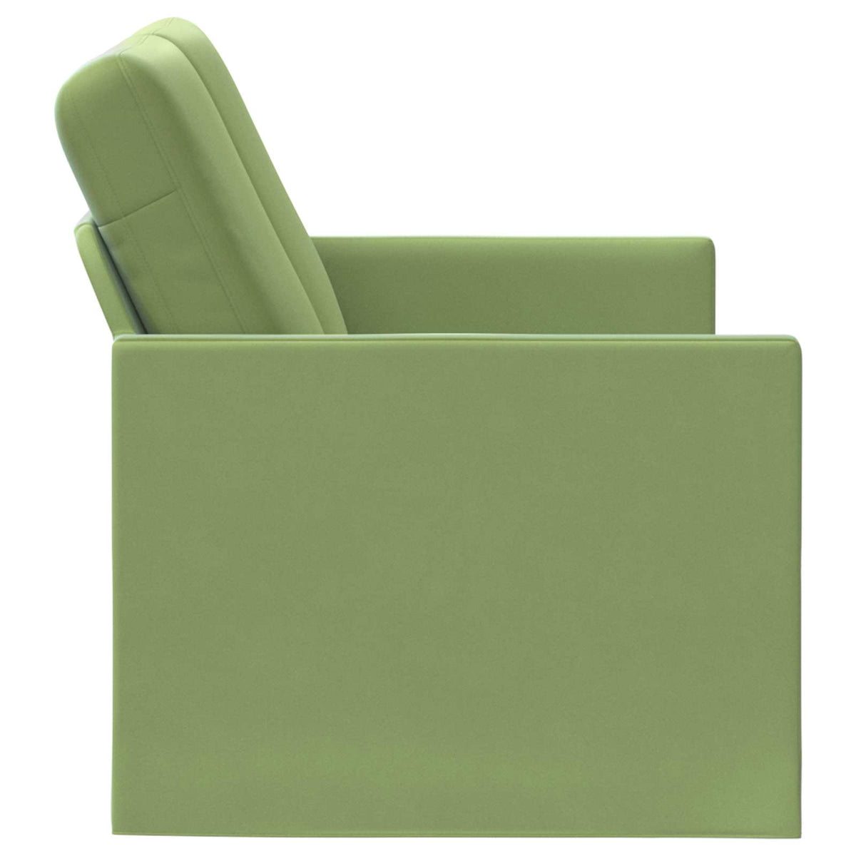 2-zits bank Lichtgroen 130 x 81 x 82 cm fluweel