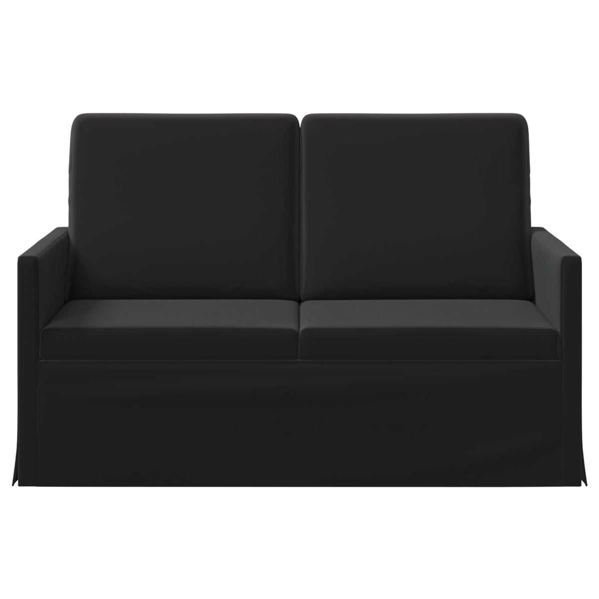 2-zits bank Zwart 130 x 81 x 82 cm fluweel
