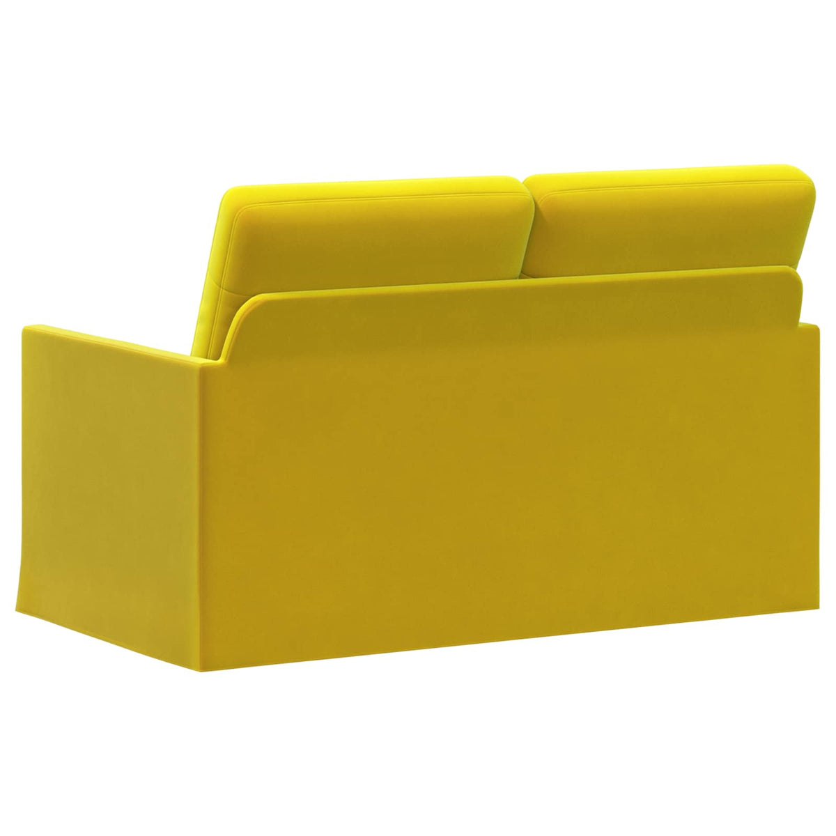 2-zits bank Geel 130 x 81 x 82 cm fluweel