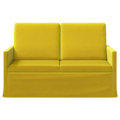 2-zits bank Geel 130 x 81 x 82 cm fluweel